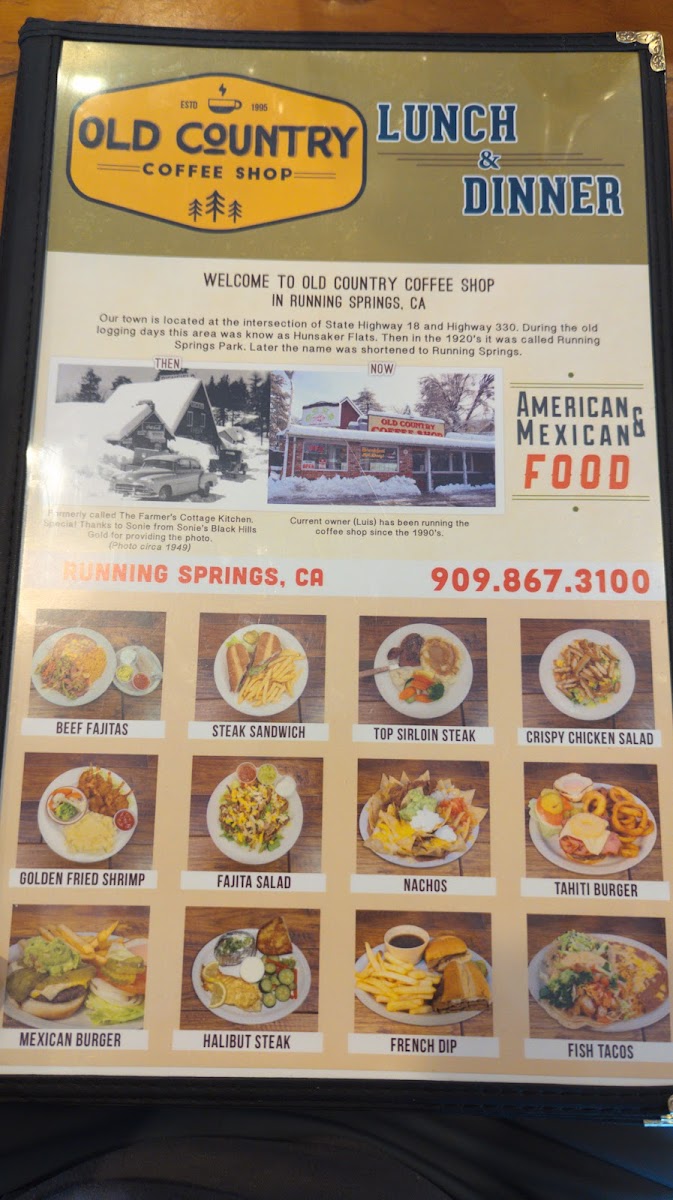 Old Country Coffee Shop Menu - Image 4
