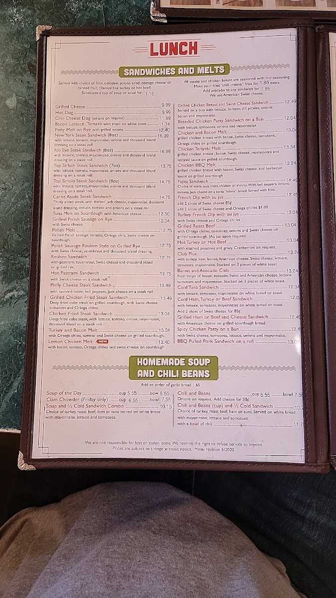 Old Country Coffee Shop Menu - Image 5
